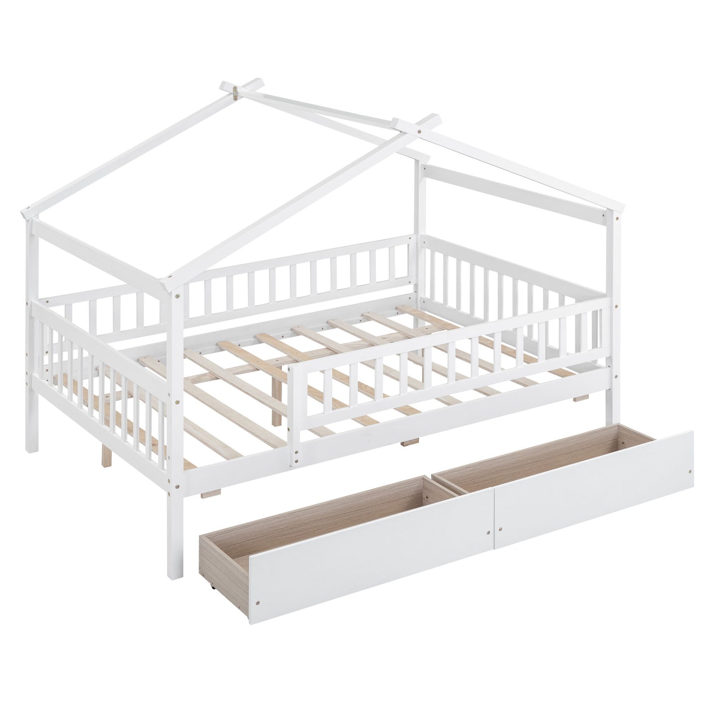 House Bed With 2 Drawers - The Sleep Loft - Online Mattress Showroom NYC