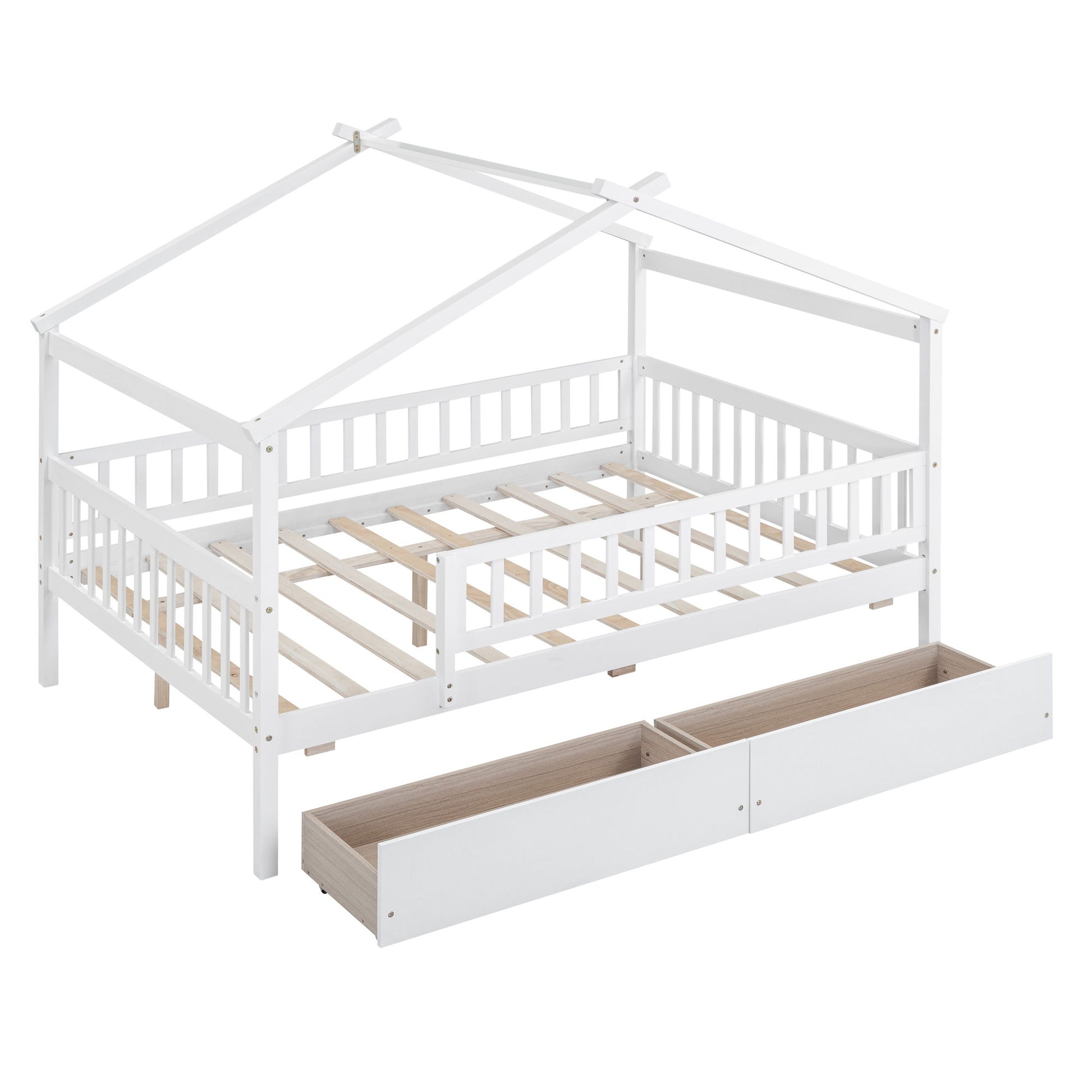 House Bed With 2 Drawers - The Sleep Loft - Online Mattress Showroom NYC