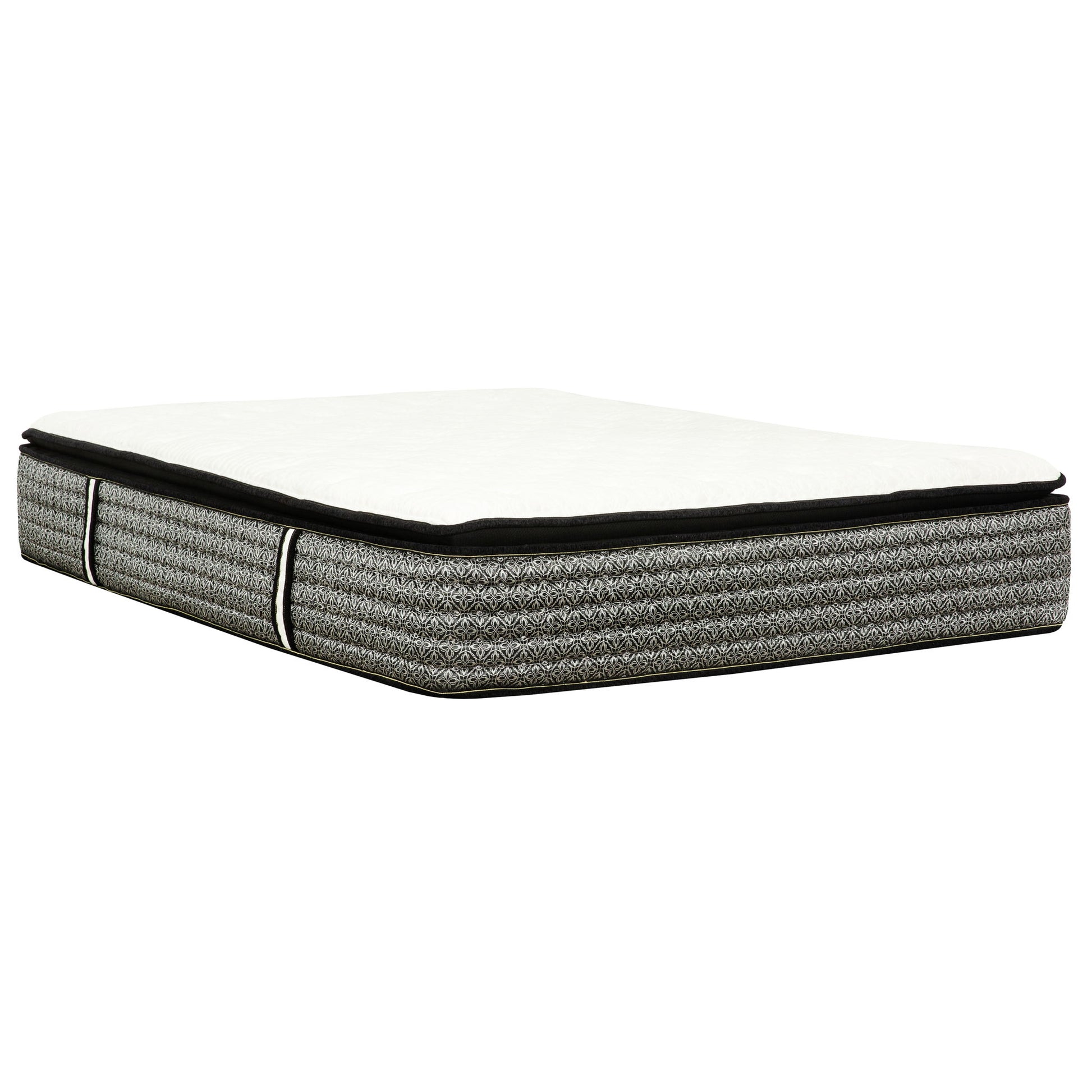 Premium 14" Queen Size Hybrid Mattress In A Box Plush Gel Memory Foam Top With Cooling Technology - Gray / White - The Sleep Loft - Online Mattress Showroom NYC