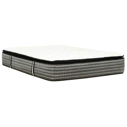Premium 14" Queen Size Hybrid Mattress In A Box Plush Gel Memory Foam Top With Cooling Technology - Gray / White - The Sleep Loft - Online Mattress Showroom NYC