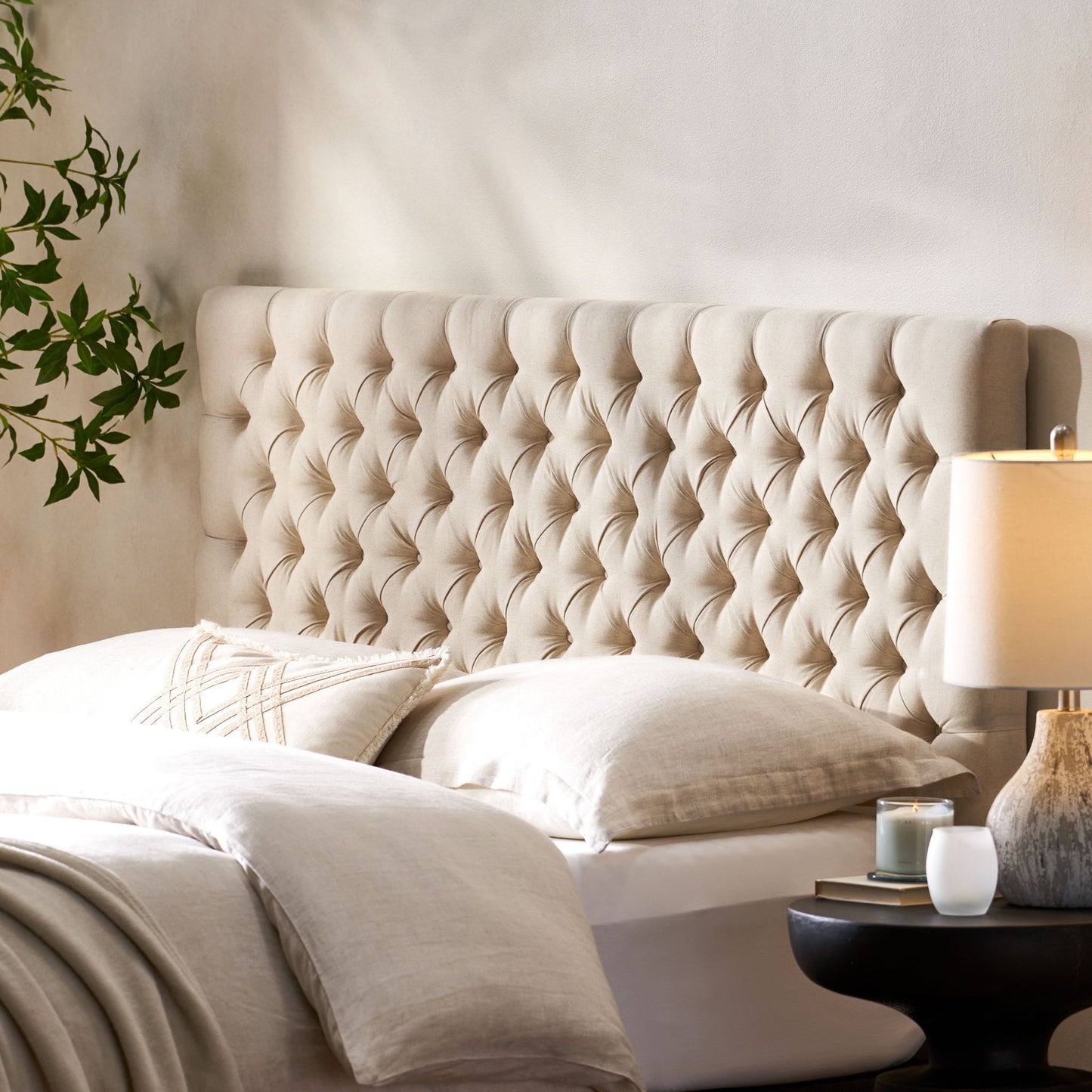Annecy - Contemporary Upholstered Headboard - The Sleep Loft - Online Mattress Showroom NYC