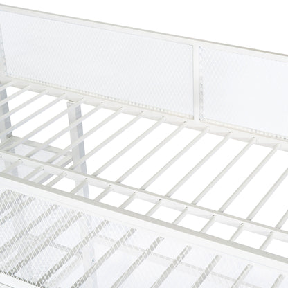 Loft Bed With 4 Tier Shelves And Storage - The Sleep Loft - Online Mattress Showroom NYC