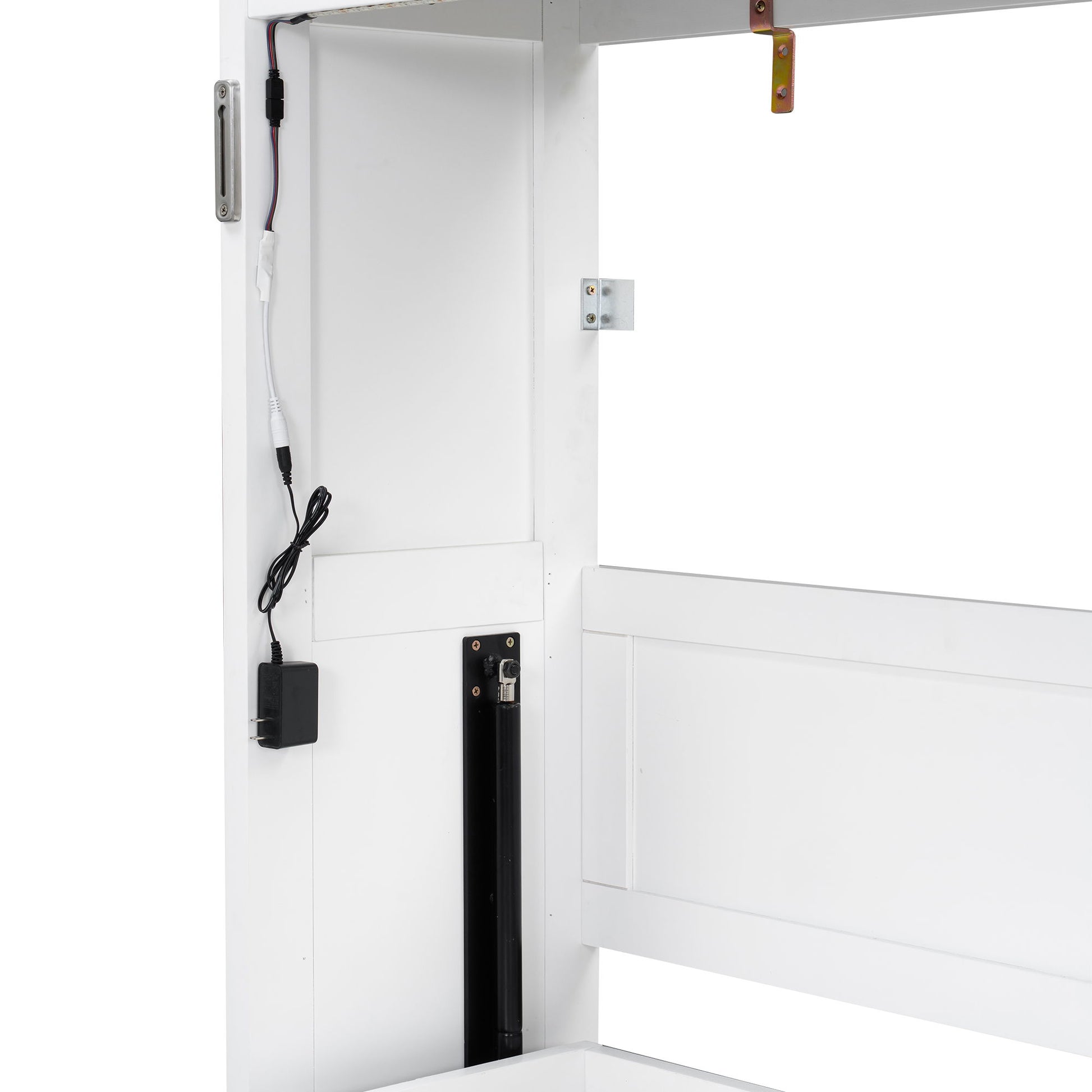 Murphy Bed With LED Light, Foldable Wall Bed Cabinet - The Sleep Loft - Online Mattress Showroom NYC