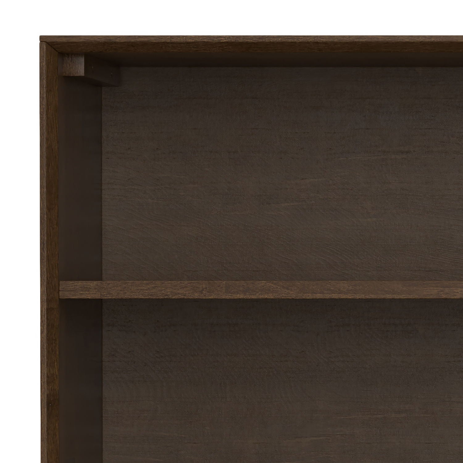 Banting - Low Wide Bookcase - Walnut Brown - The Sleep Loft - Online Mattress Showroom NYC