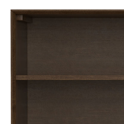 Banting - Low Wide Bookcase - Walnut Brown - The Sleep Loft - Online Mattress Showroom NYC