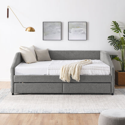 Elegant Daybed With Trundle Upholstered Tufted Sofa Bed - The Sleep Loft - Online Mattress Showroom NYC