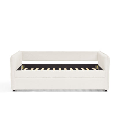 Upholstered Daybed With Pop Up Trundle - The Sleep Loft - Online Mattress Showroom NYC
