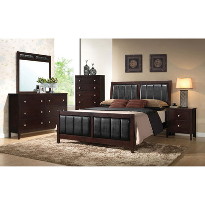 Garrett - 2 Drawer Nightstand - Cappuccino - The Sleep Loft - Online Mattress Showroom NYC