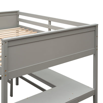 Loft Bed With Shelves With Desk - The Sleep Loft - Online Mattress Showroom NYC