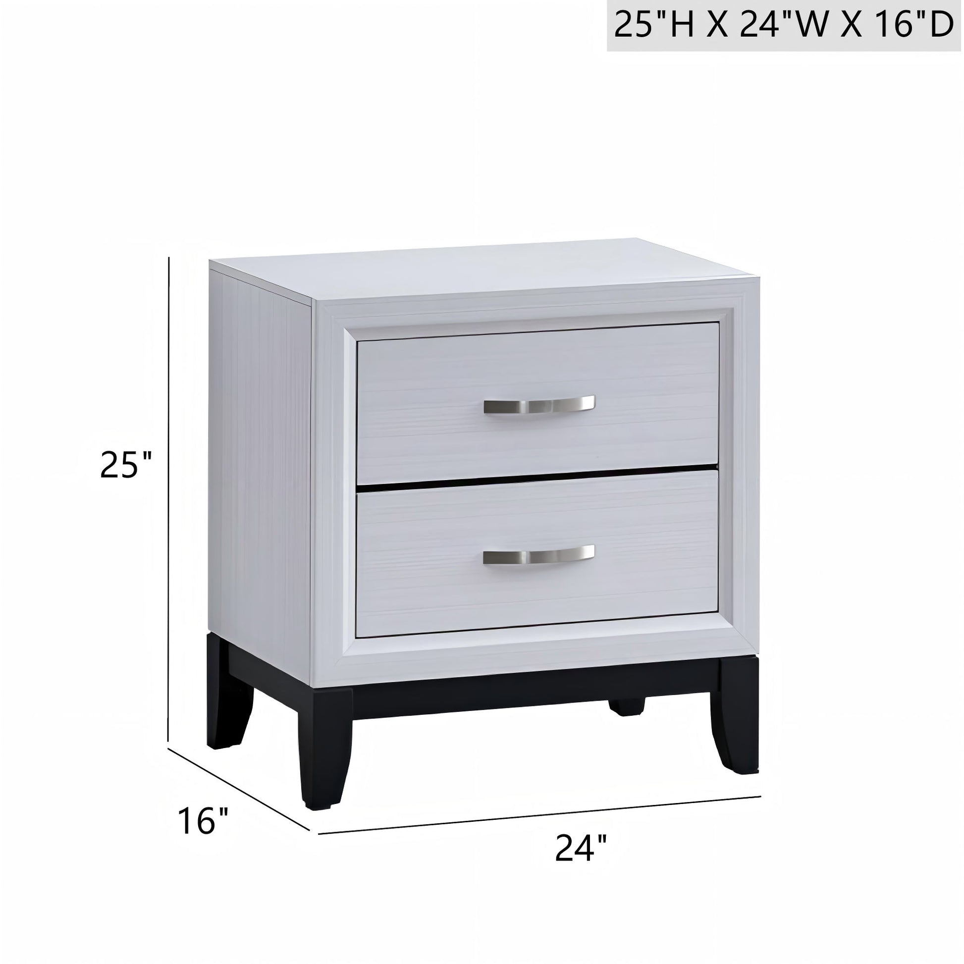 Glasgow - Nightstand With English Dovetail Drawers - The Sleep Loft - Online Mattress Showroom NYC