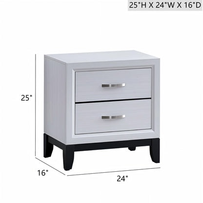 Glasgow - Nightstand With English Dovetail Drawers - The Sleep Loft - Online Mattress Showroom NYC