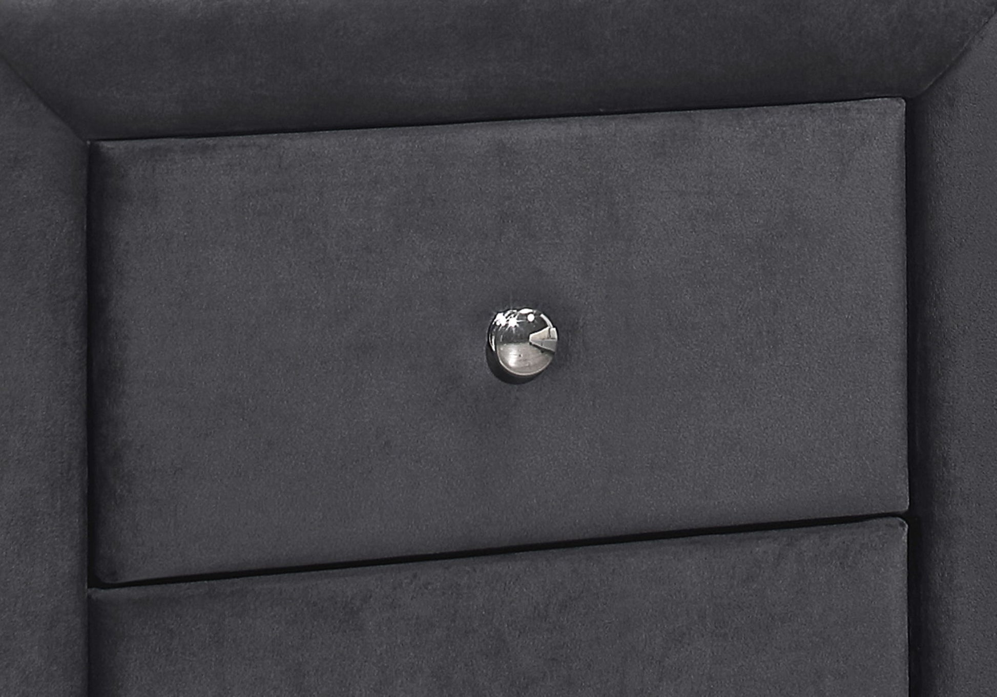 Nightstand, Storage Drawer Versatile Use, Upholstered, Transitional - The Sleep Loft - Online Mattress Showroom NYC