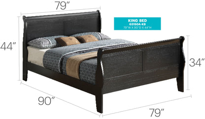 Panel Sleigh Bed - The Sleep Loft - Online Mattress Showroom NYC