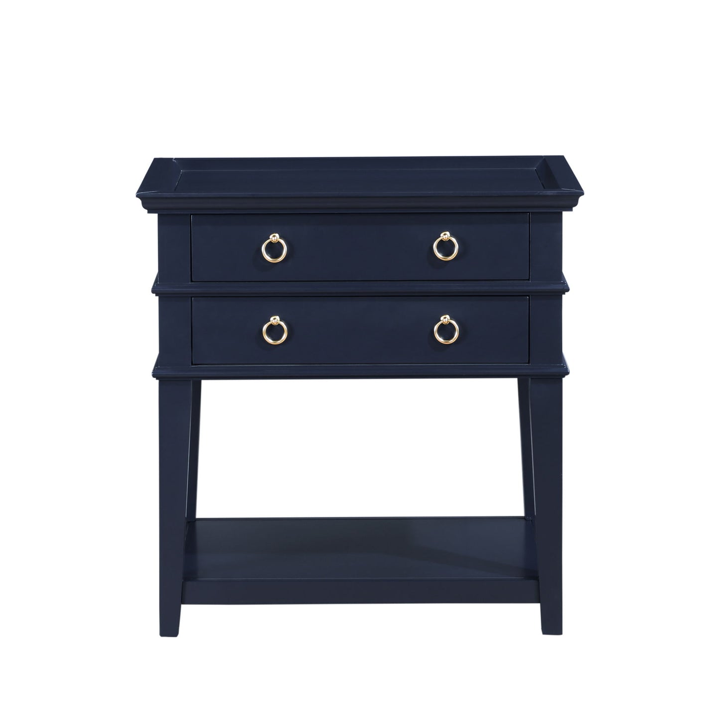 Carmona - 2 Drawer Tray Top Nightstand Pulls - The Sleep Loft - Online Mattress Showroom NYC