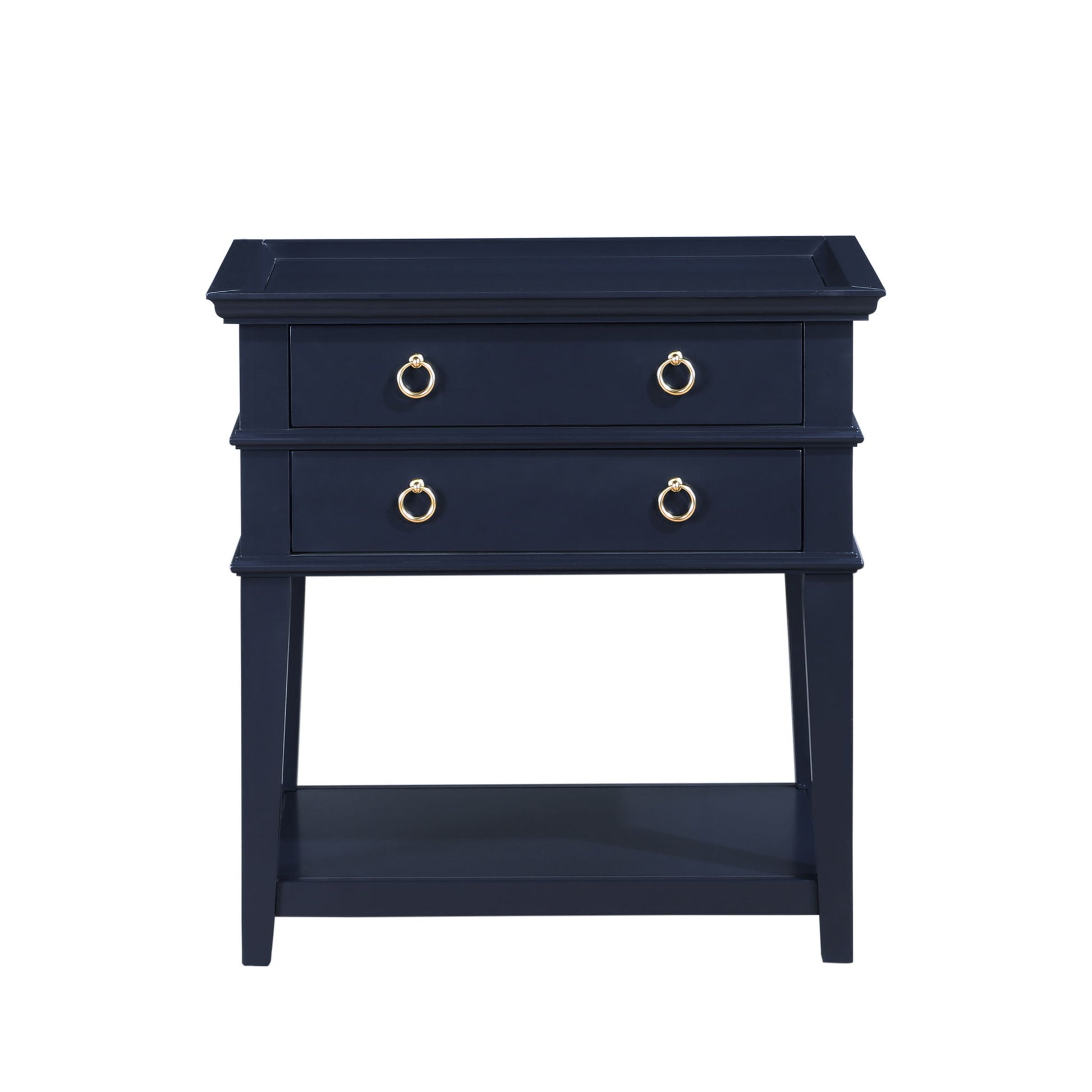 Carmona - 2 Drawer Tray Top Nightstand Pulls - The Sleep Loft - Online Mattress Showroom NYC
