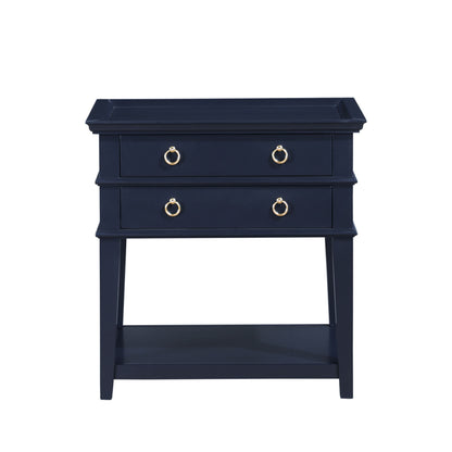 Carmona - 2 Drawer Tray Top Nightstand Pulls - The Sleep Loft - Online Mattress Showroom NYC