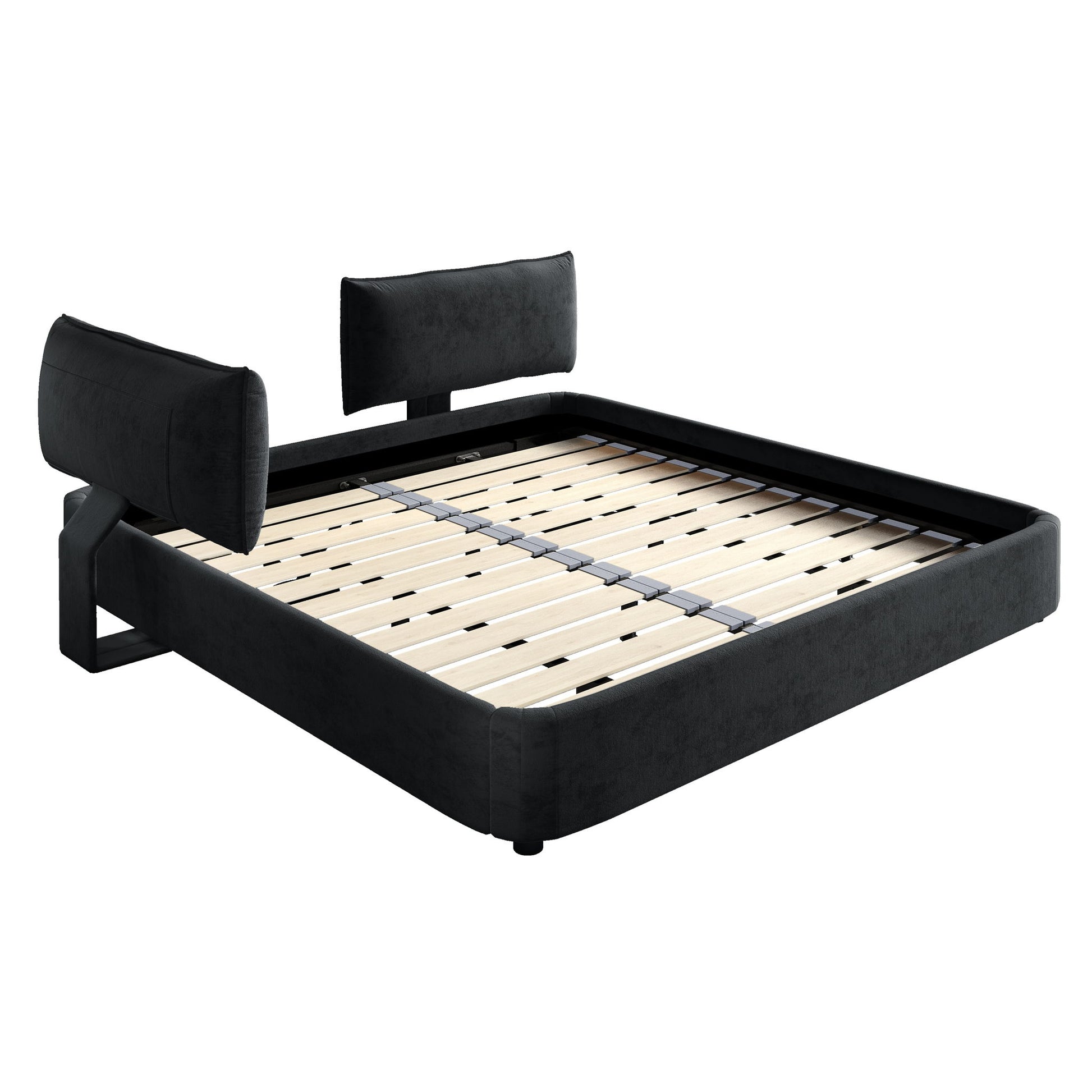 Cloud Bed Frame With Oversized Padded Movable Headboard - The Sleep Loft - Online Mattress Showroom NYC