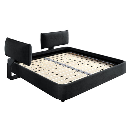 Cloud Bed Frame With Oversized Padded Movable Headboard - The Sleep Loft - Online Mattress Showroom NYC