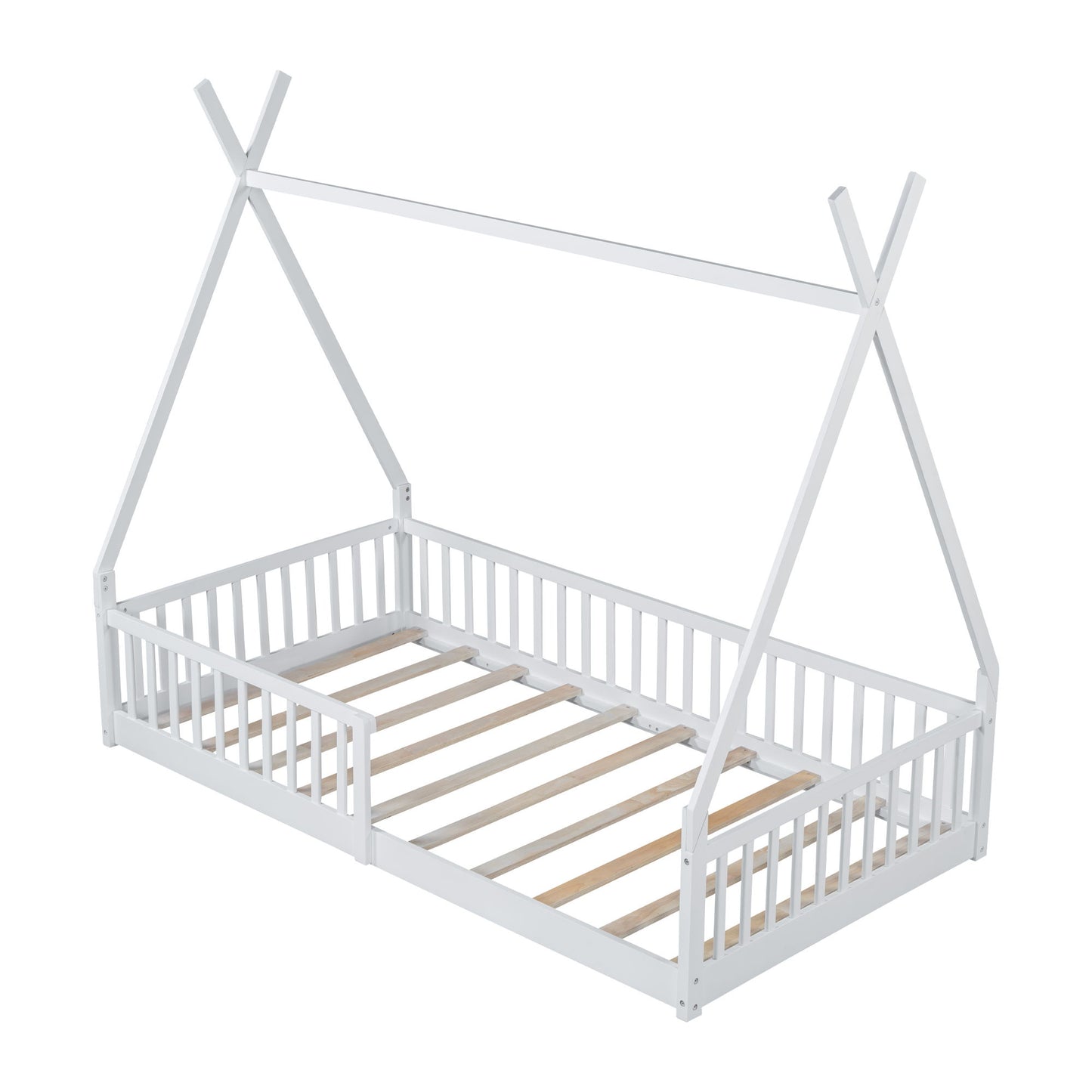 House Shaped Design Bed With Fence - The Sleep Loft - Online Mattress Showroom NYC