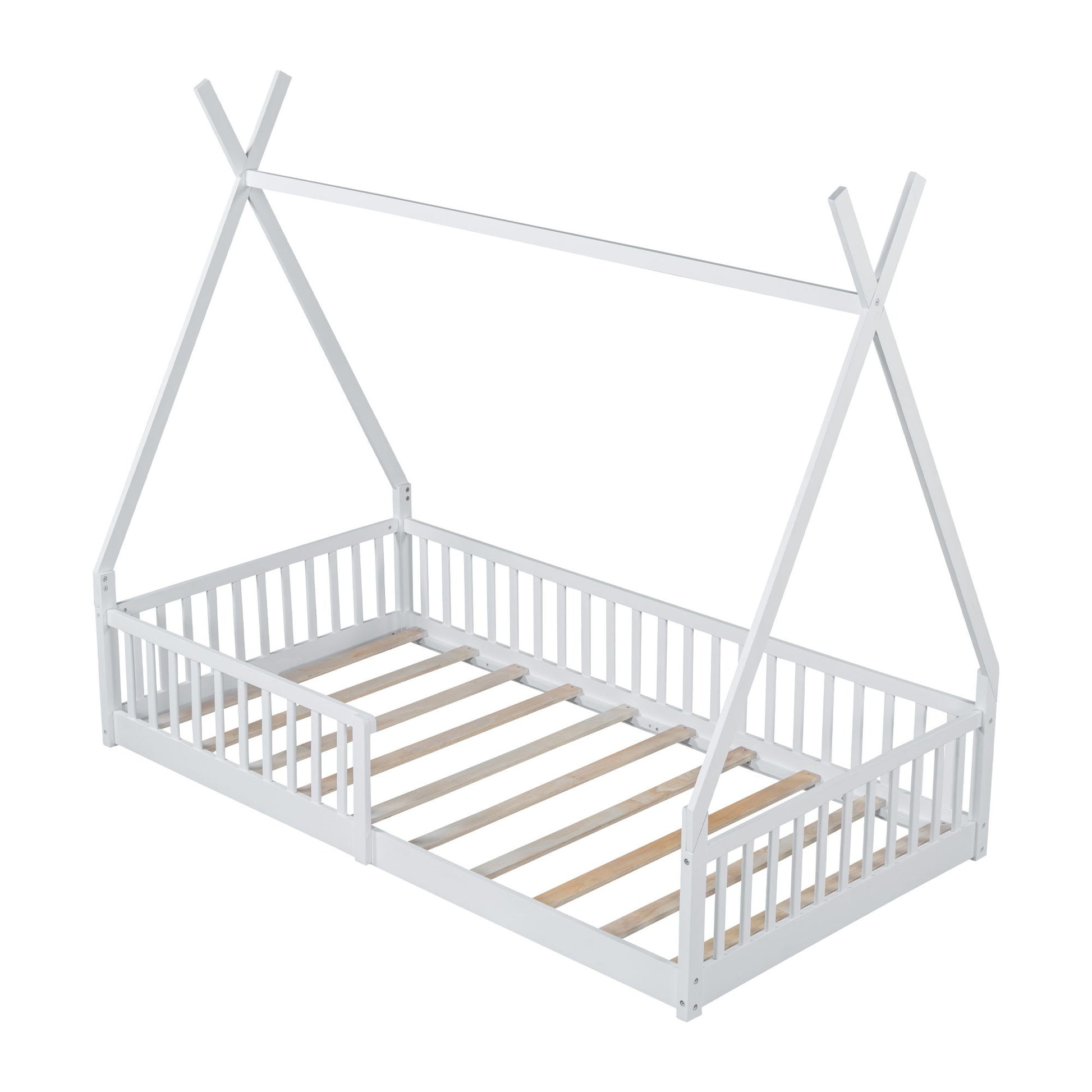 House Shaped Design Bed With Fence - The Sleep Loft - Online Mattress Showroom NYC