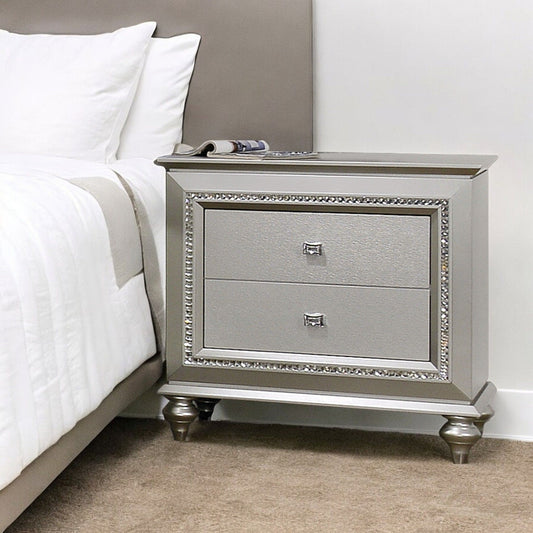 Kaitlyn - Nightstand, Elegant Design - The Sleep Loft - Online Mattress Showroom NYC