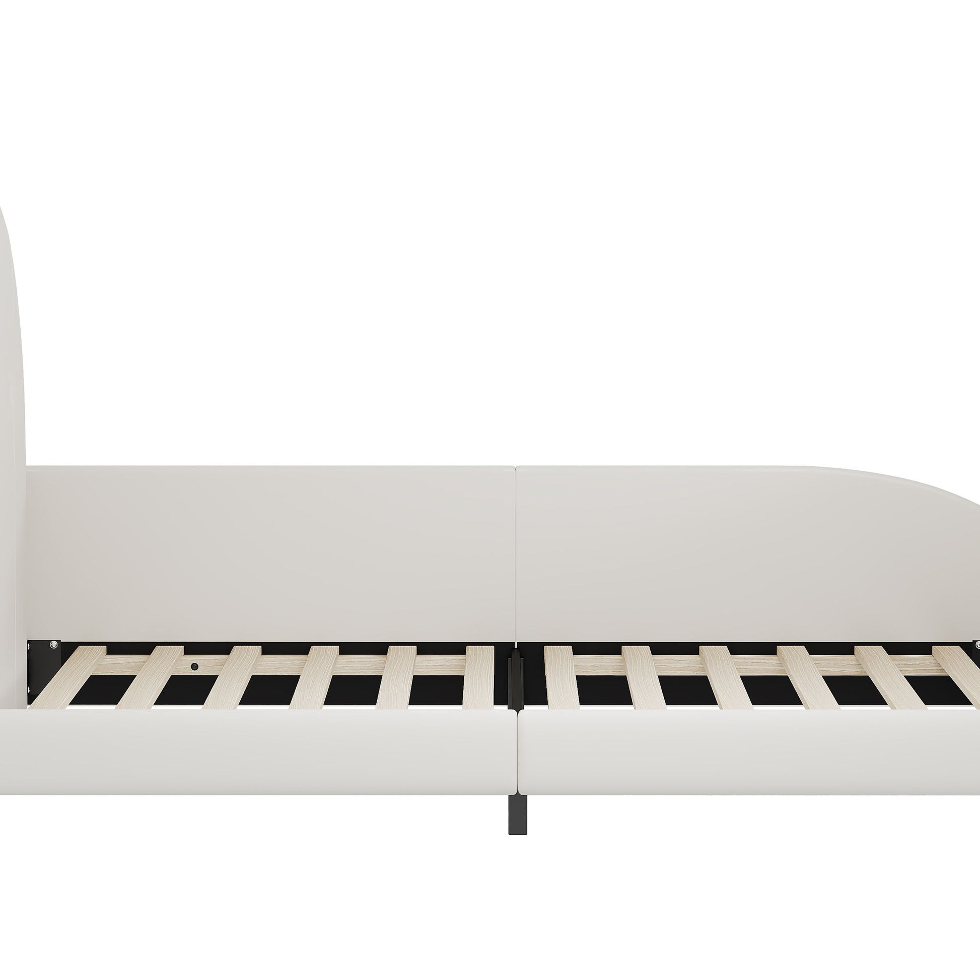 Upholstered Rabbit-Shape Princess Bed With Headboard And Footboard - The Sleep Loft - Online Mattress Showroom NYC