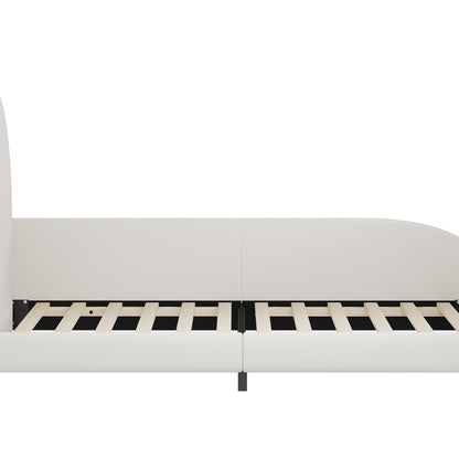 Upholstered Rabbit-Shape Princess Bed With Headboard And Footboard - The Sleep Loft - Online Mattress Showroom NYC
