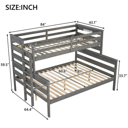 Detachable Design Bunk Bed With Ladder - The Sleep Loft - Online Mattress Showroom NYC