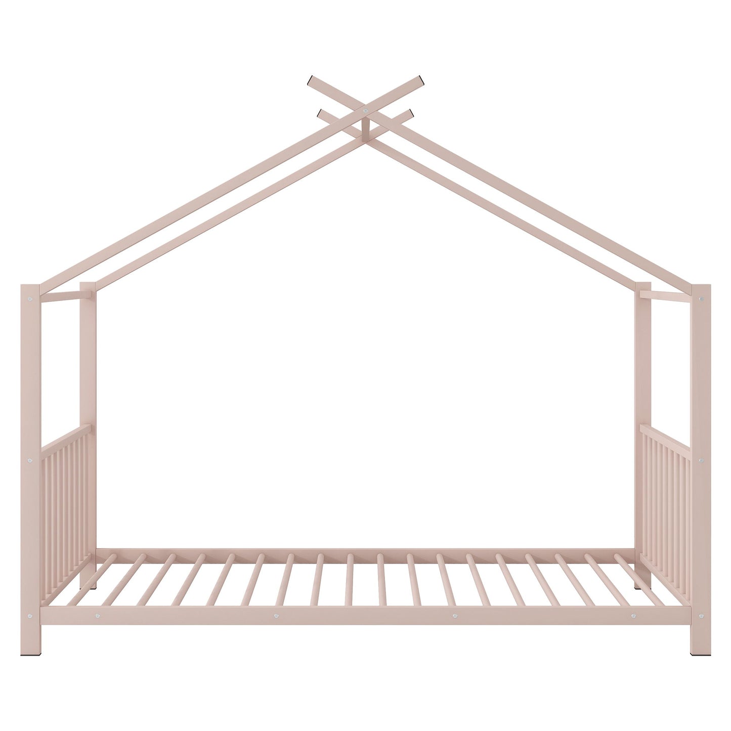 Metal House Platform Bed With Modern Design And Durable Frame - The Sleep Loft - Online Mattress Showroom NYC