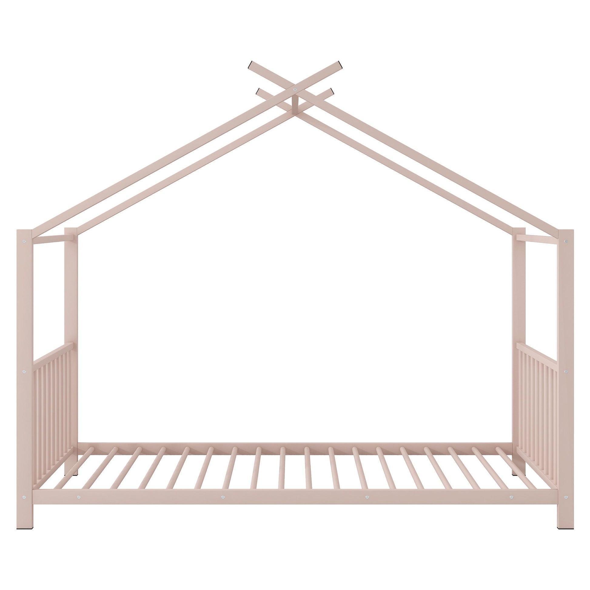 Metal House Platform Bed With Modern Design And Durable Frame - The Sleep Loft - Online Mattress Showroom NYC