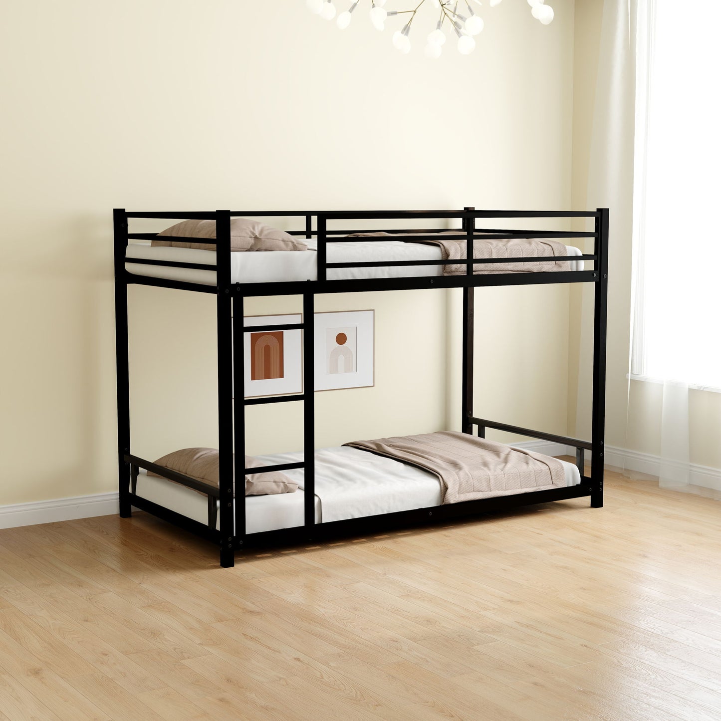 Bunk Bed With Noise Reduction And Safety Guardrail - The Sleep Loft - Online Mattress Showroom NYC