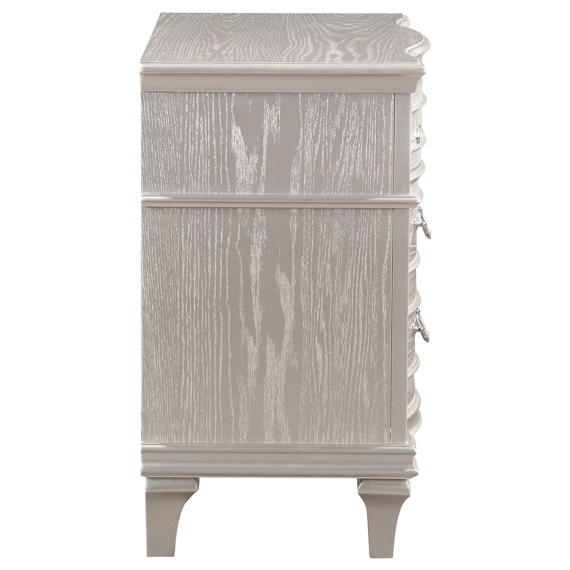 Evangeline - 3 Drawer Nightstand - Oak - The Sleep Loft - Online Mattress Showroom NYC