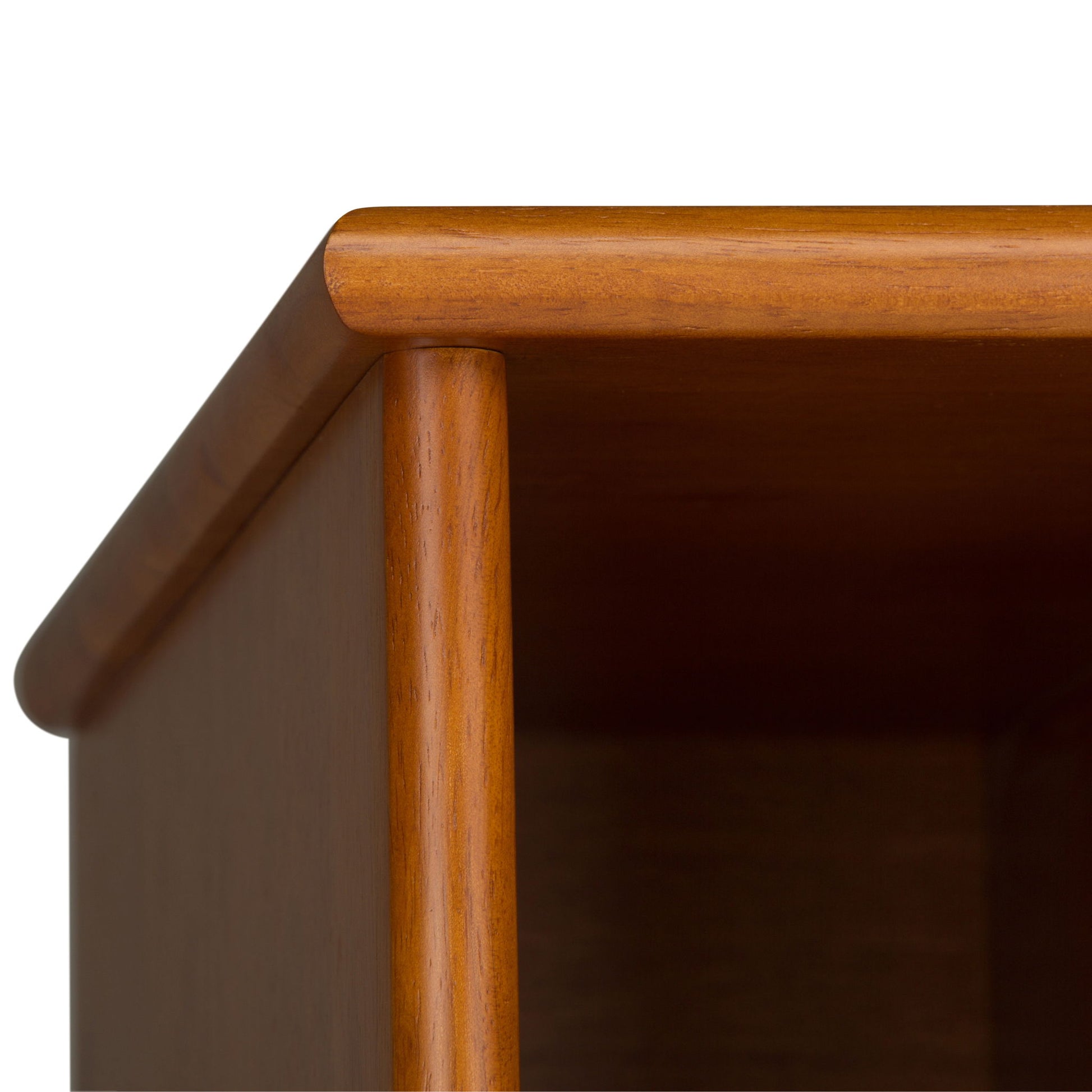 Draper - Mid Century Wide Bookcase And Storage Unit - The Sleep Loft - Online Mattress Showroom NYC