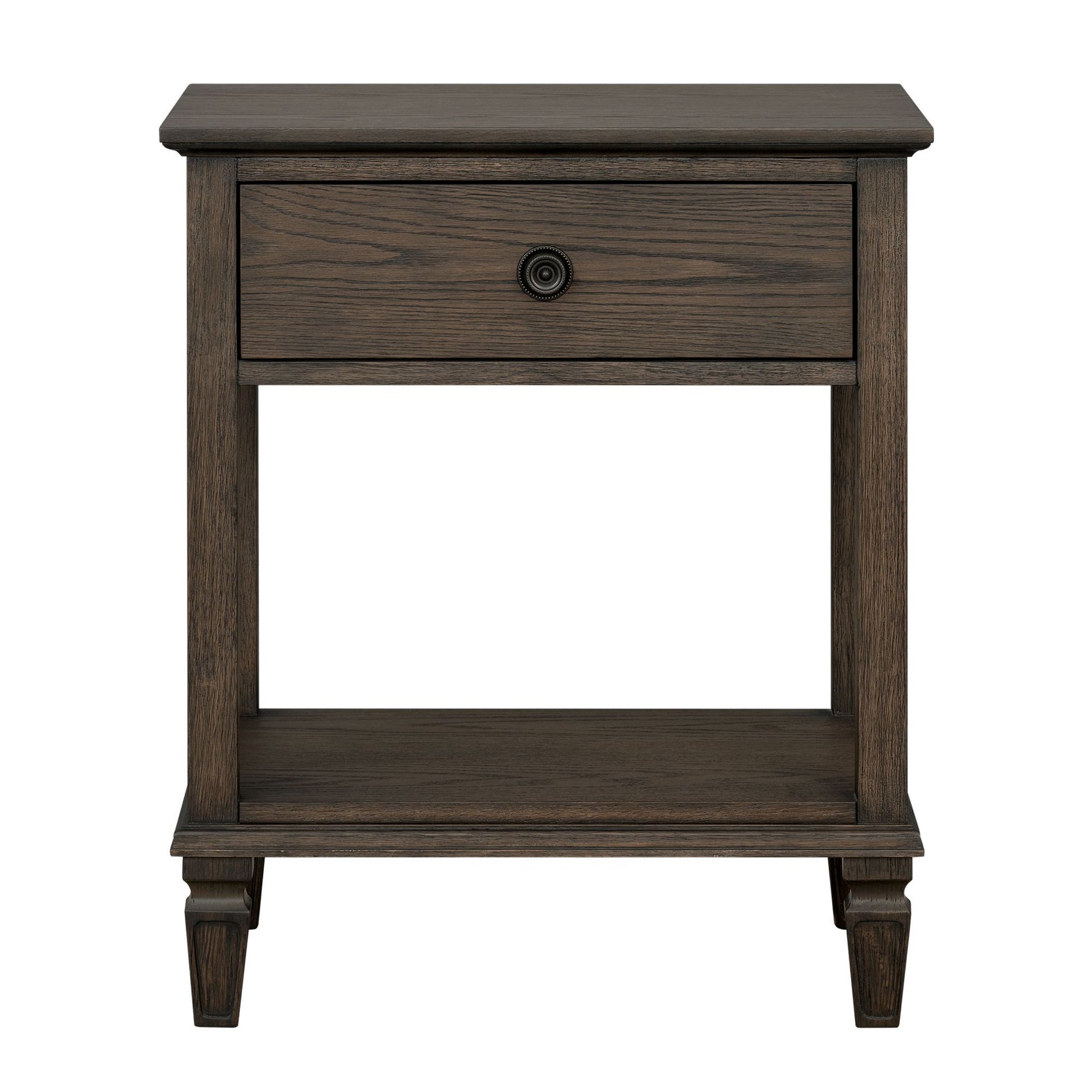 Victoria - Bedside Table With Drawer And Shelf - The Sleep Loft - Online Mattress Showroom NYC