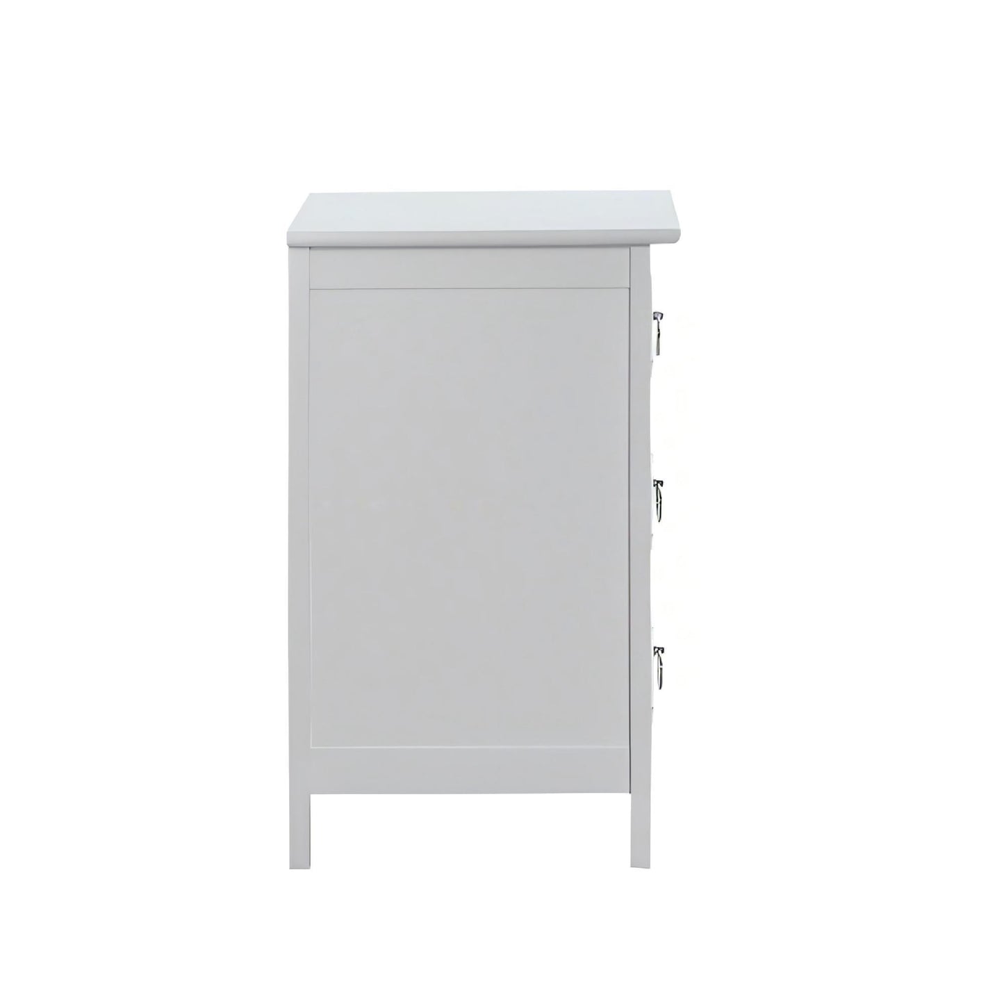 Daniel - 3 Drawer Nightstand - White - The Sleep Loft - Online Mattress Showroom NYC