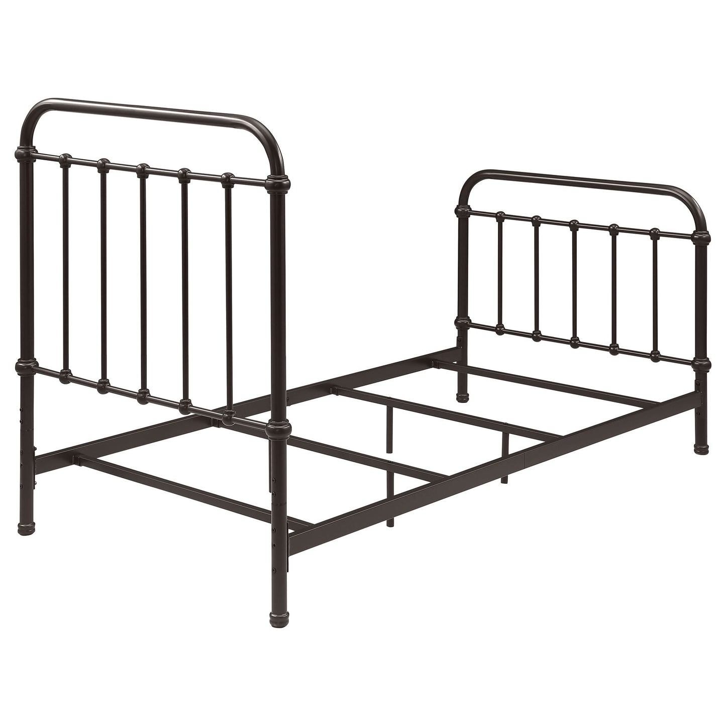 Twin Panel Bed With Ornate Design - Bronze - The Sleep Loft - Online Mattress Showroom NYC