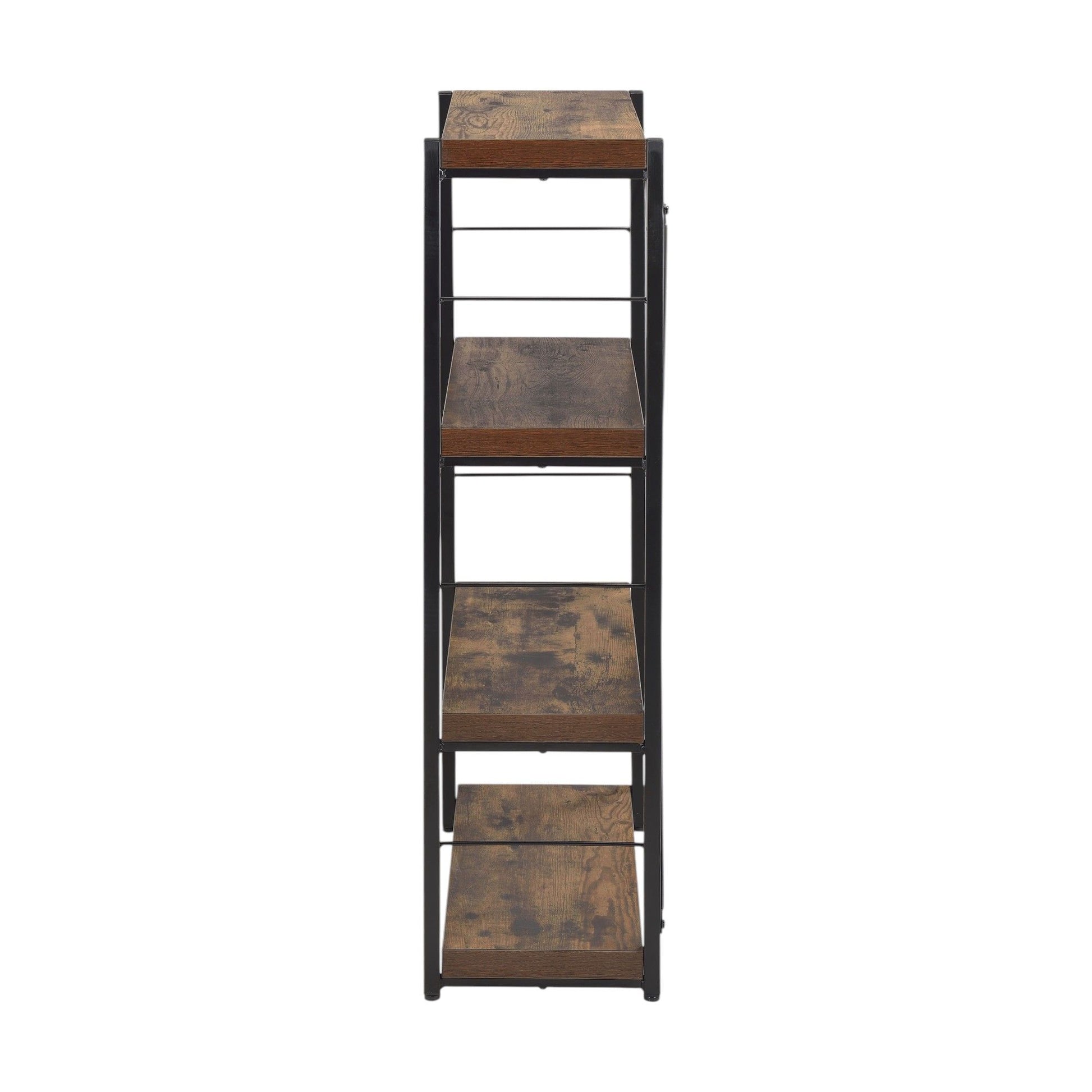 Bob - Bookshelf - Weathered Oak / Black - The Sleep Loft - Online Mattress Showroom NYC