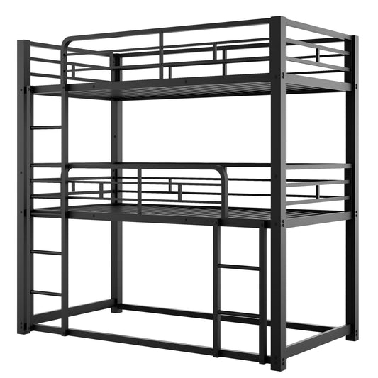 Triple Bunk Bed With Sturdy Construction And Space Saving Design - The Sleep Loft - Online Mattress Showroom NYC