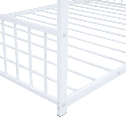 Metal House Bed - The Sleep Loft - Online Mattress Showroom NYC
