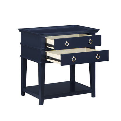 Carmona - 2 Drawer Tray Top Nightstand Pulls - The Sleep Loft - Online Mattress Showroom NYC