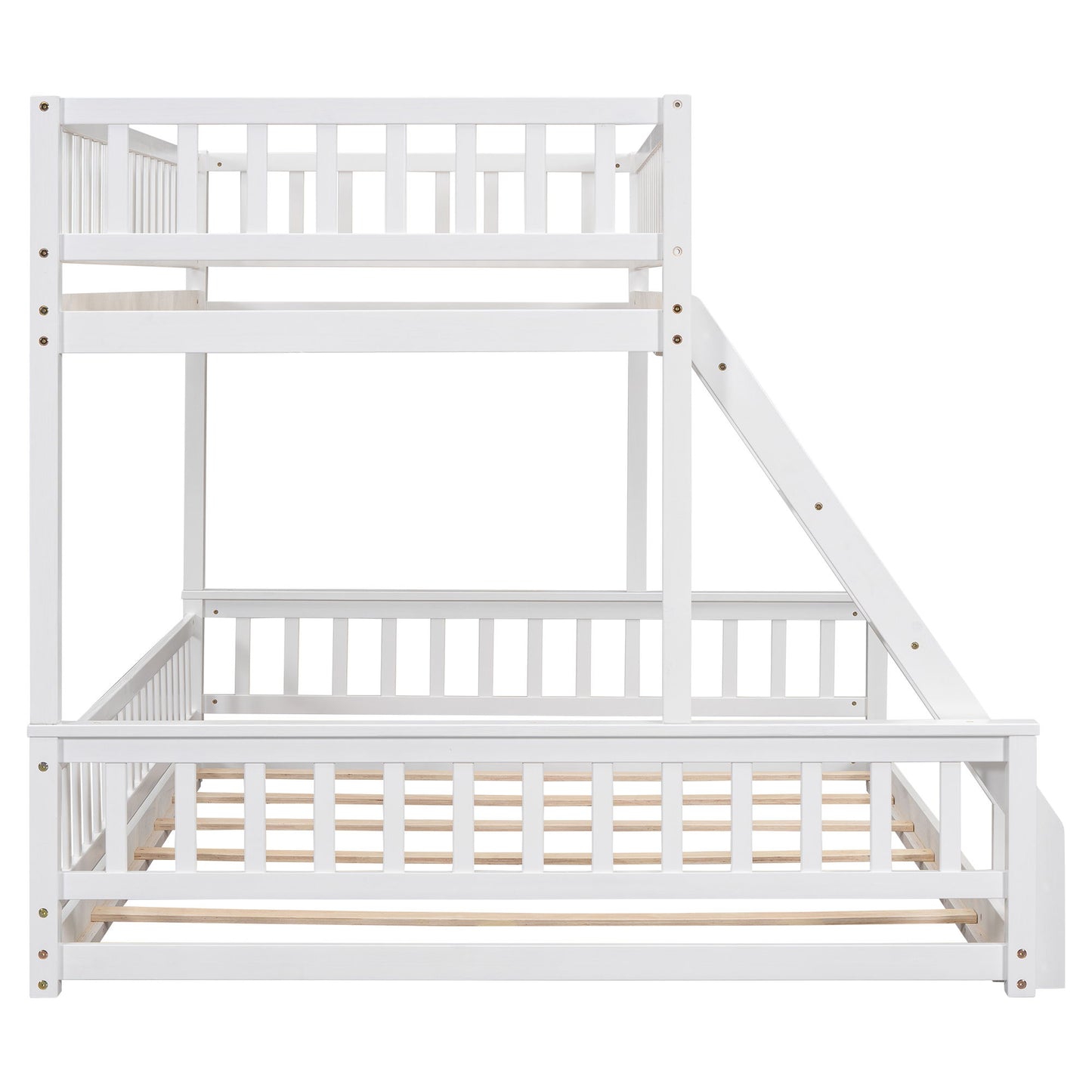 Bunk Bed With Ladder And Guardrails - The Sleep Loft - Online Mattress Showroom NYC