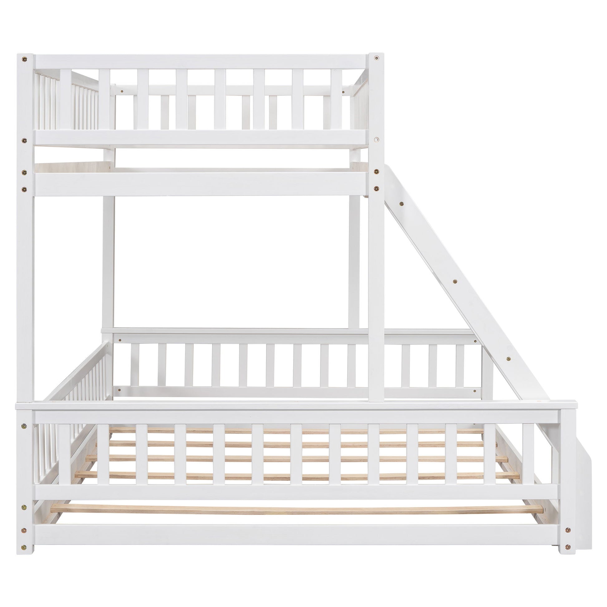 Bunk Bed With Ladder And Guardrails - The Sleep Loft - Online Mattress Showroom NYC