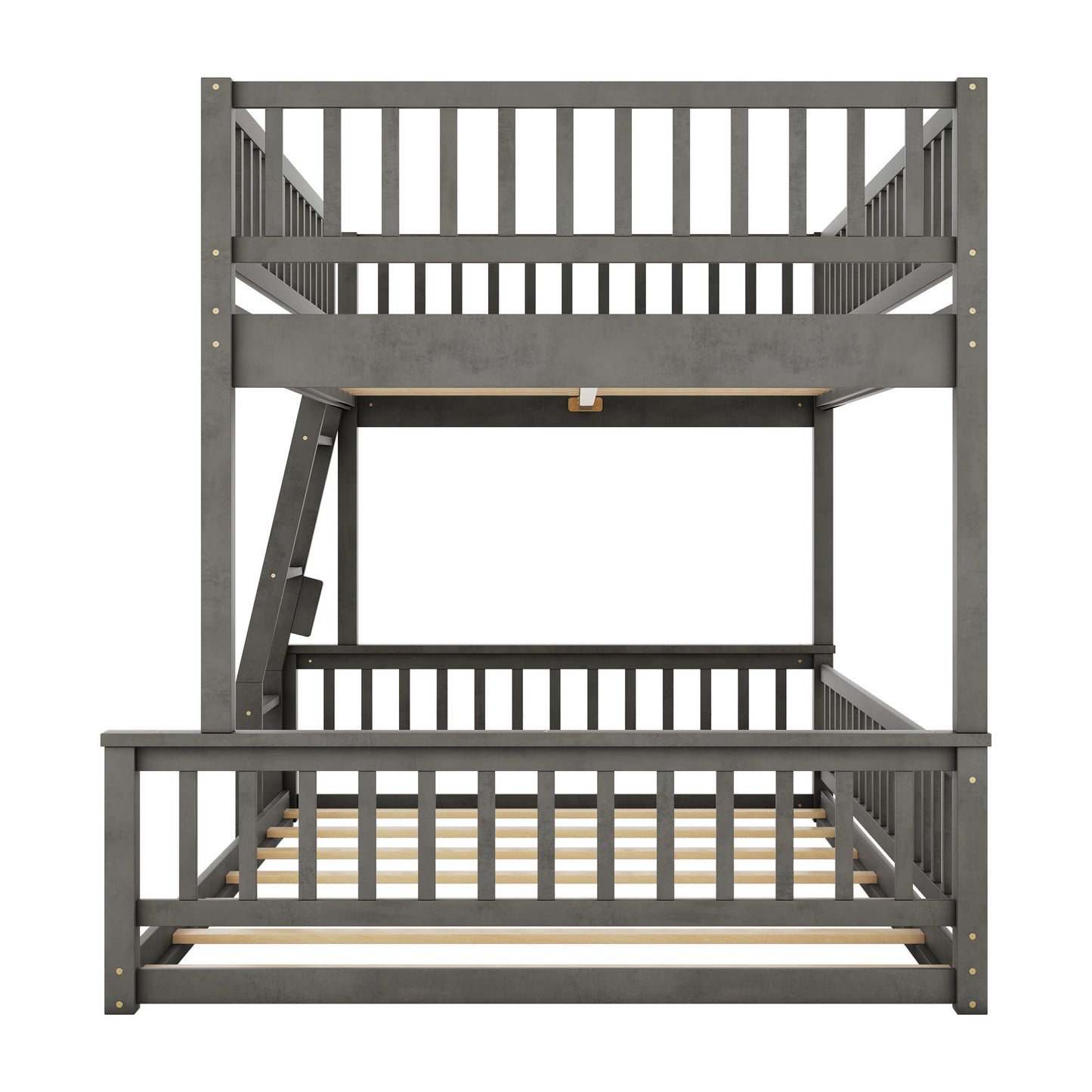 Bunk Bed With Ladder And Guardrails - The Sleep Loft - Online Mattress Showroom NYC