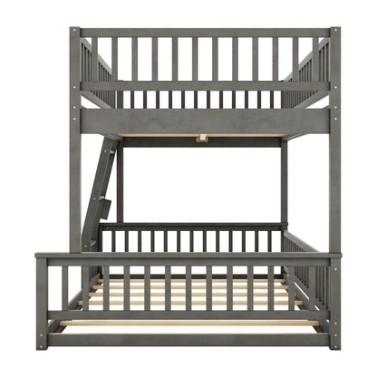 Bunk Bed With Ladder And Guardrails - The Sleep Loft - Online Mattress Showroom NYC