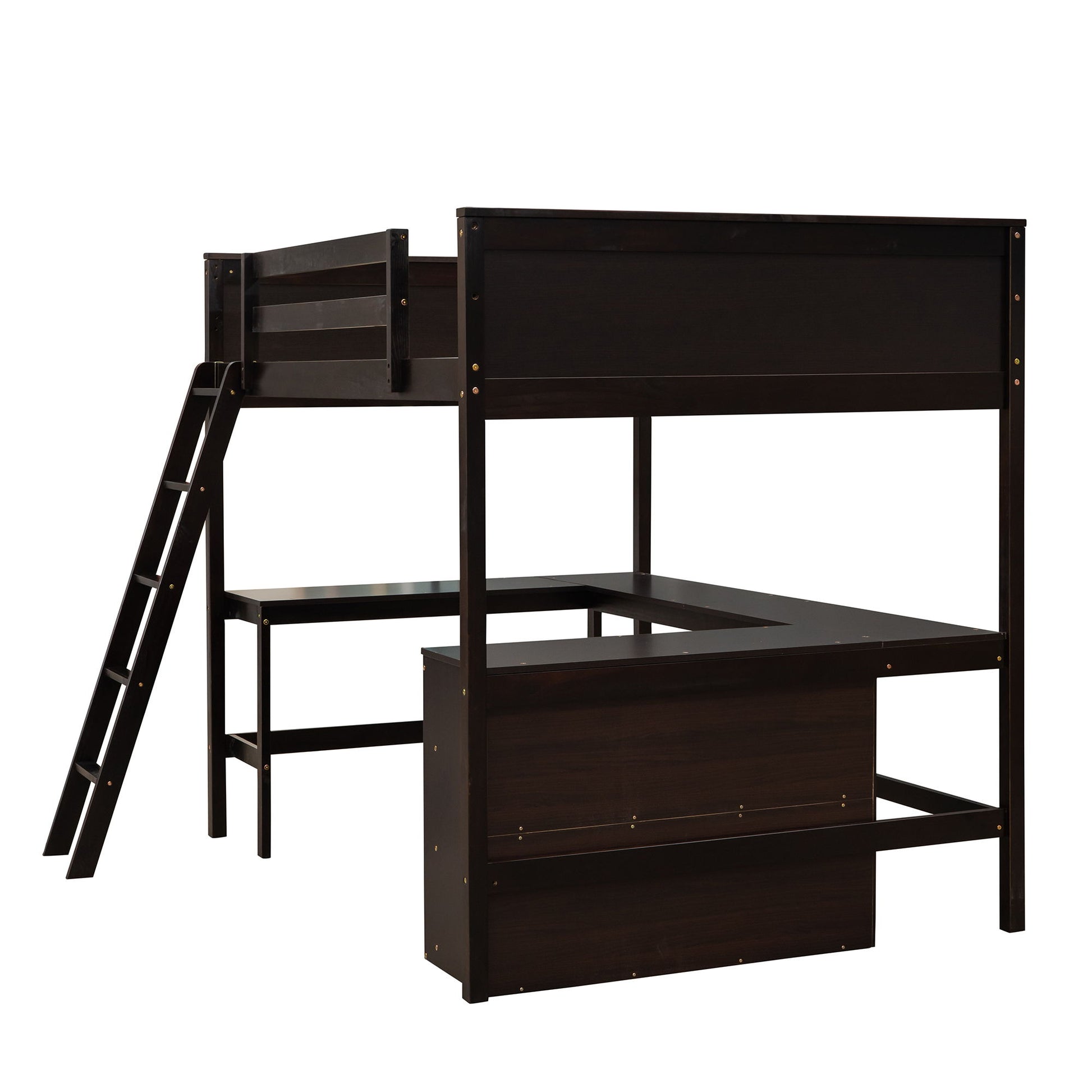 Loft Bed With Shelves With Desk - The Sleep Loft - Online Mattress Showroom NYC
