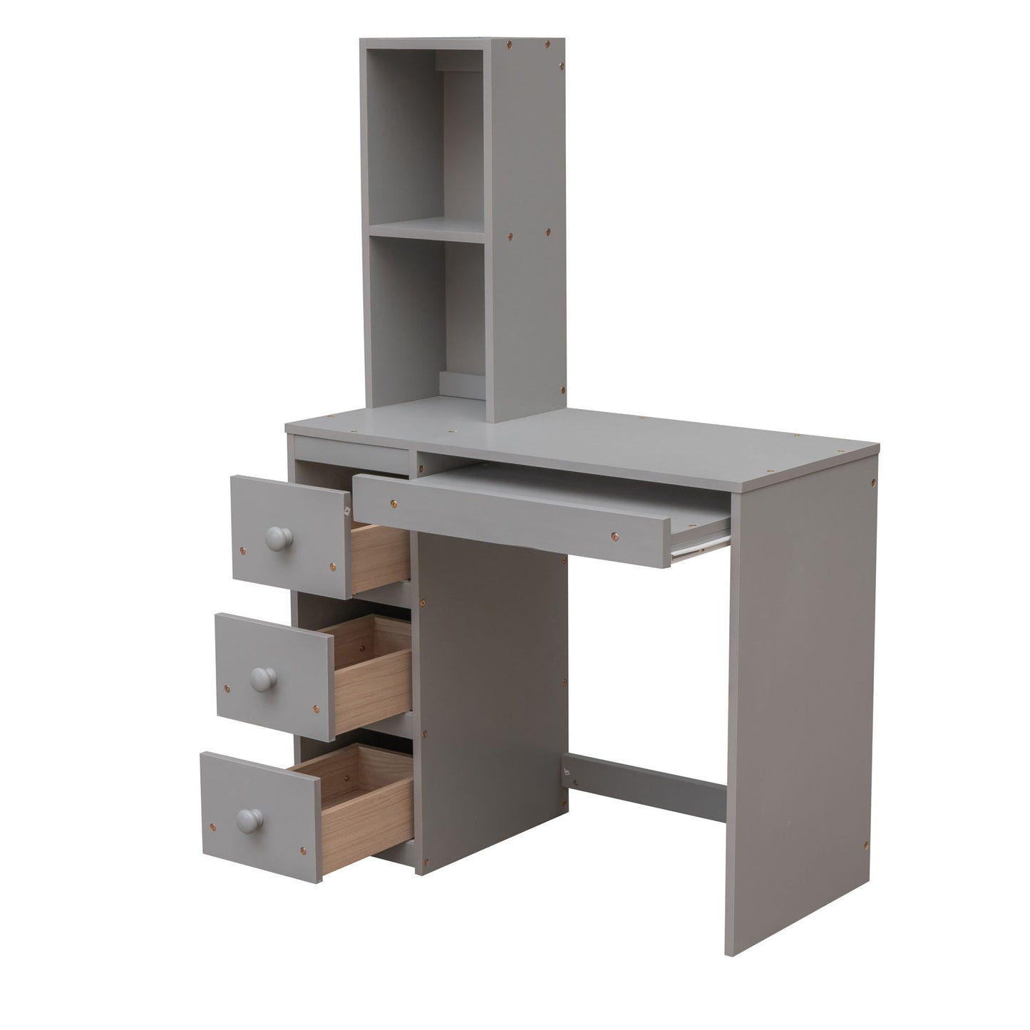 Loft Bed With Stand Alone Bed, Storage Staircase, Desk, Shelves, And Drawers - The Sleep Loft - Online Mattress Showroom NYC