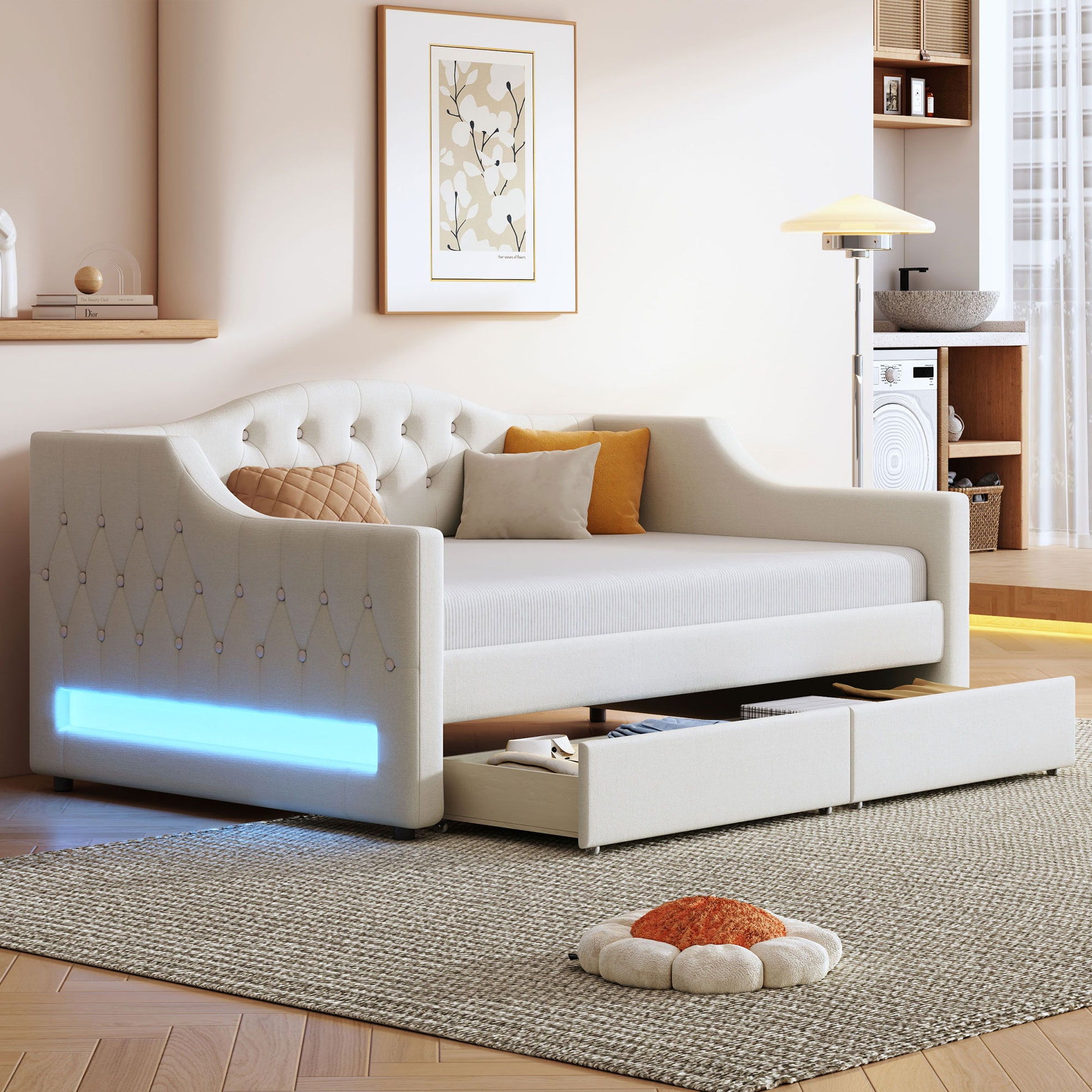 Daybed With LED Belt - The Sleep Loft - Online Mattress Showroom NYC