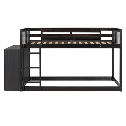Bunk Bed With 4 Drawers And 3 Shelves - The Sleep Loft - Online Mattress Showroom NYC
