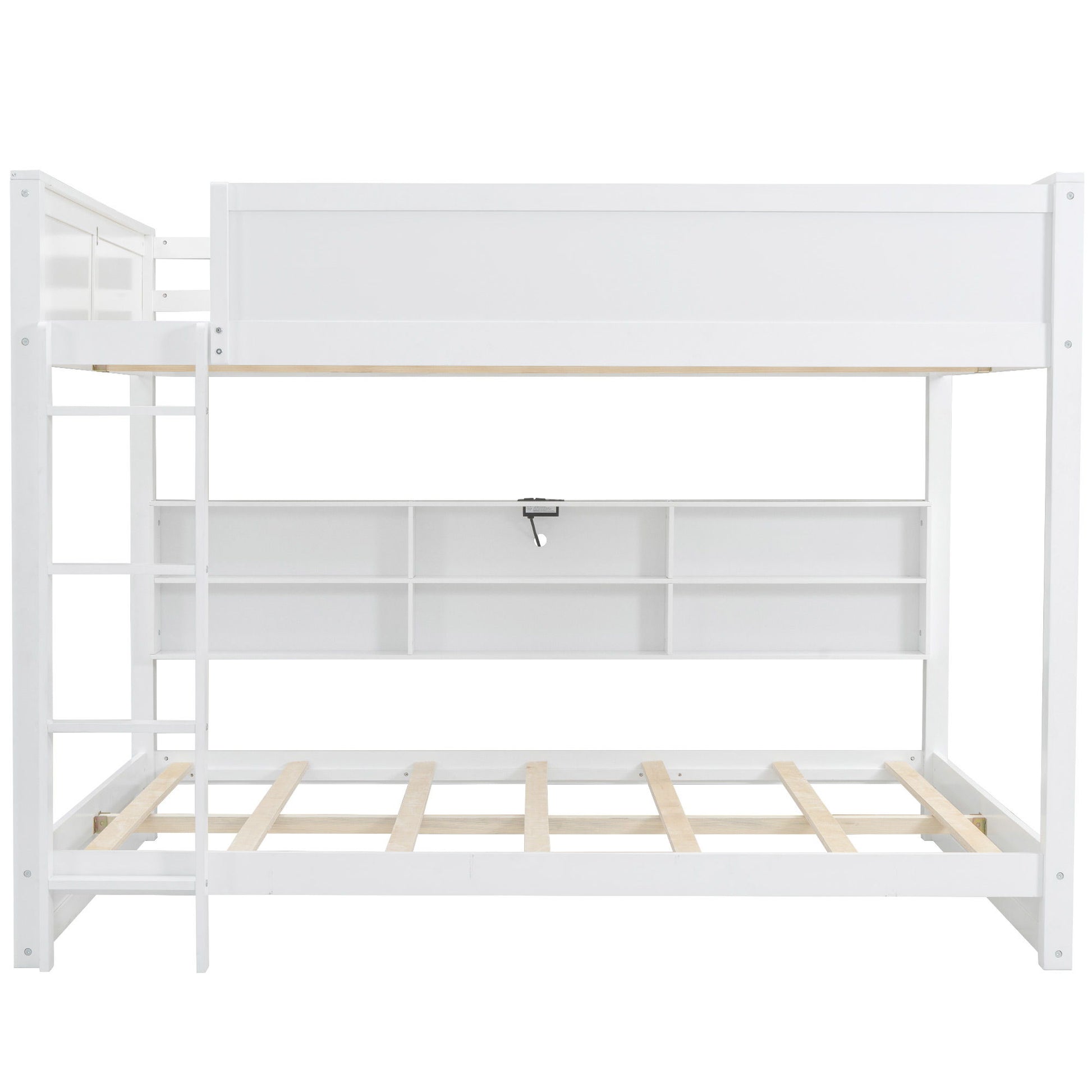 Bunk Bed With Storage Cabinets And USB Ports - The Sleep Loft - Online Mattress Showroom NYC
