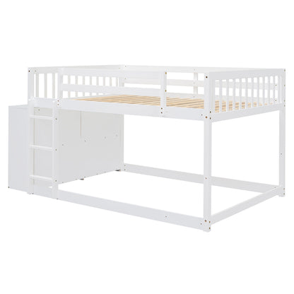 Bunk Bed With 4 Drawers And 3 Shelves - The Sleep Loft - Online Mattress Showroom NYC